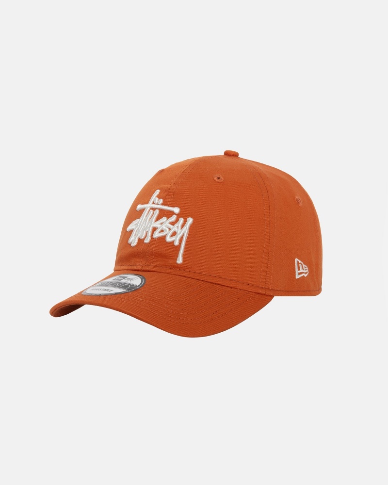 Stussy New Era 9twenty Basic Strapback Hoeden Oranje | 91682-BSDL