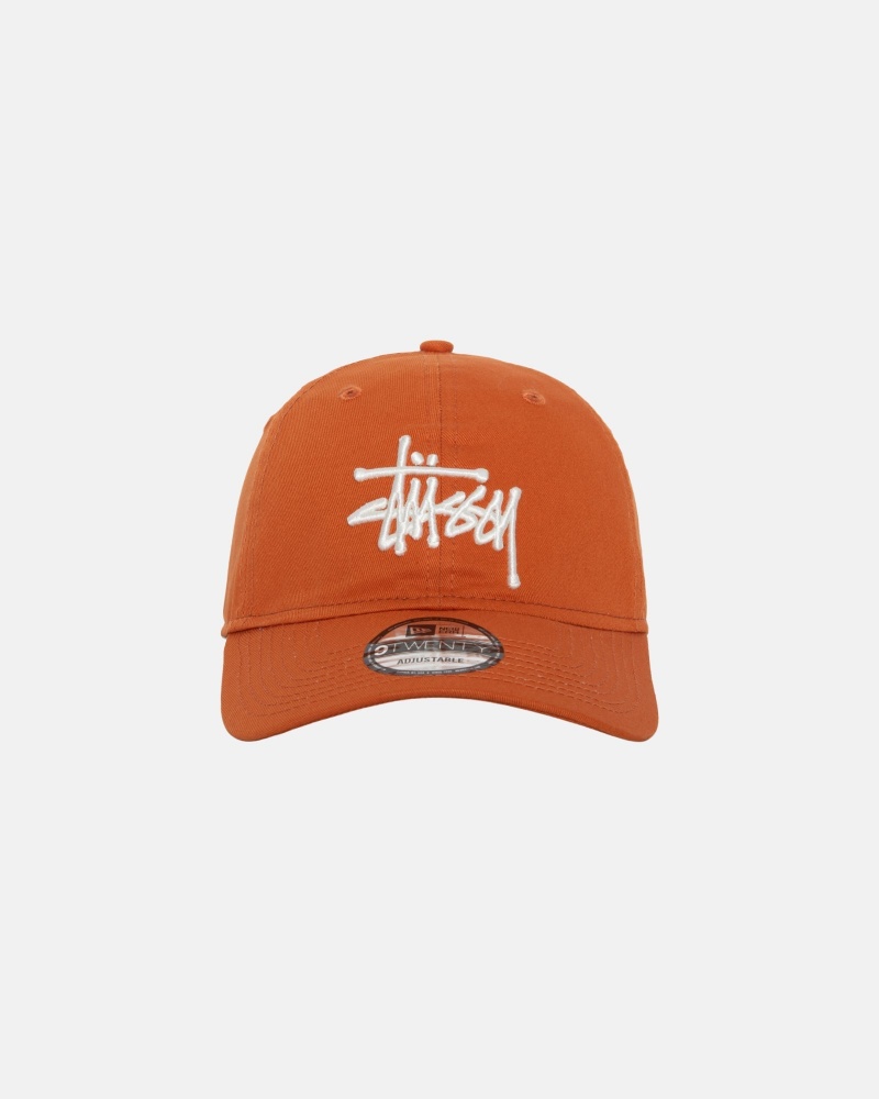 Stussy New Era 9twenty Basic Strapback Hoeden Oranje | 91682-BSDL