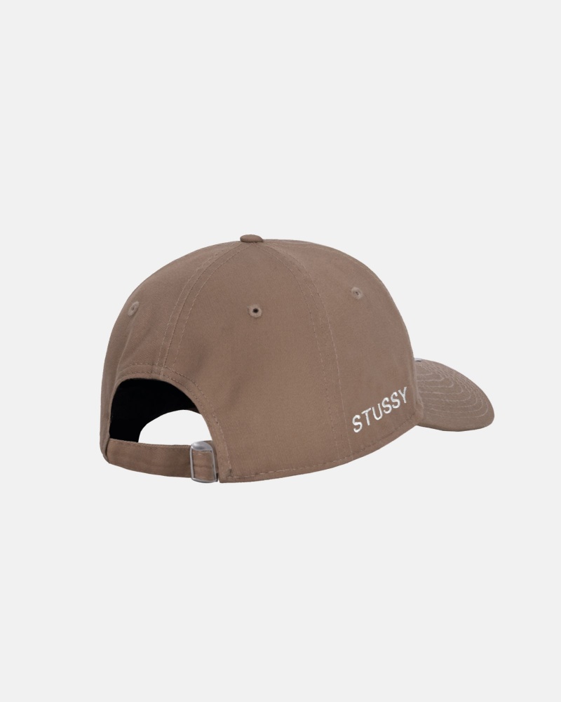 Stussy New Era 9twenty Ss Link Strapback Hoeden Khaki | 52741-BOLX