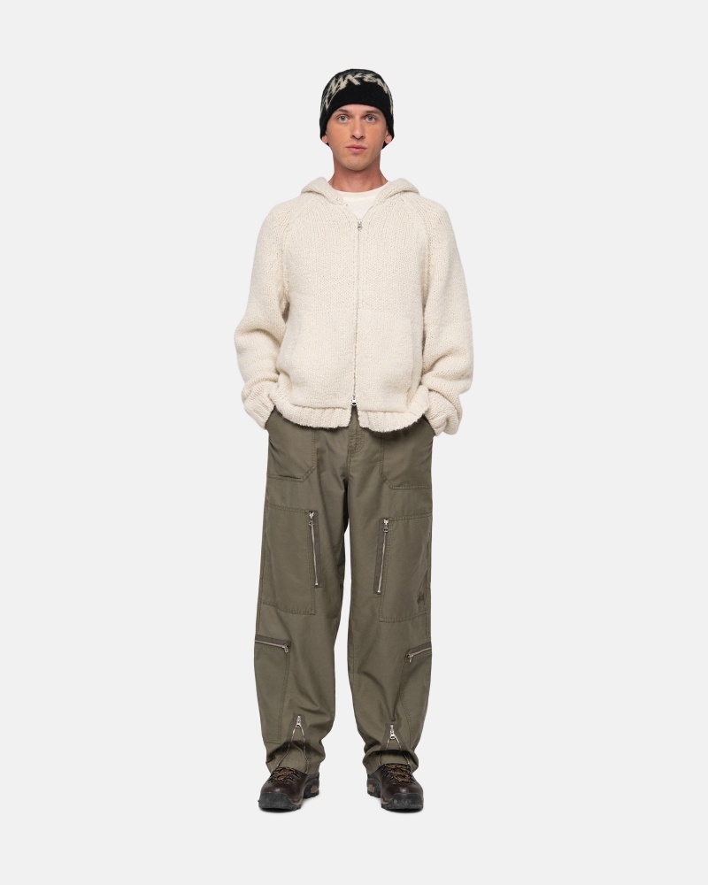 Stussy Nyco Flight Broek Olijfgroen | 16509-DQES