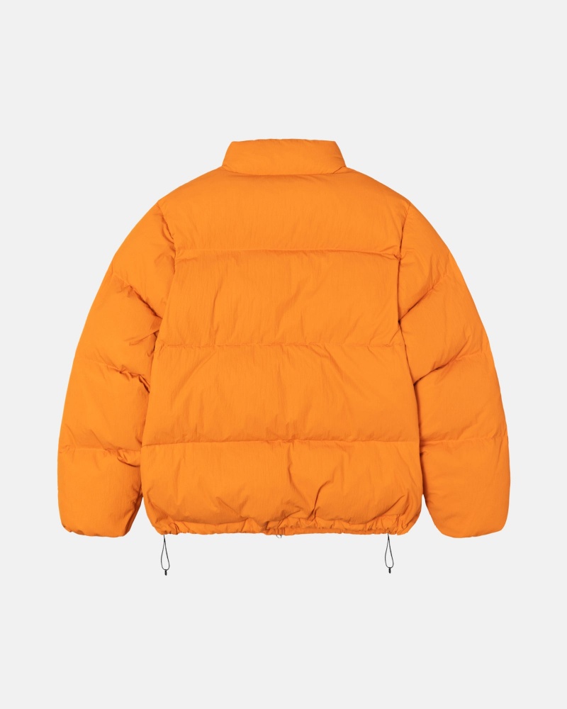 Stussy Puffer Nylon Donsjas Oranje | 23701-ENQL