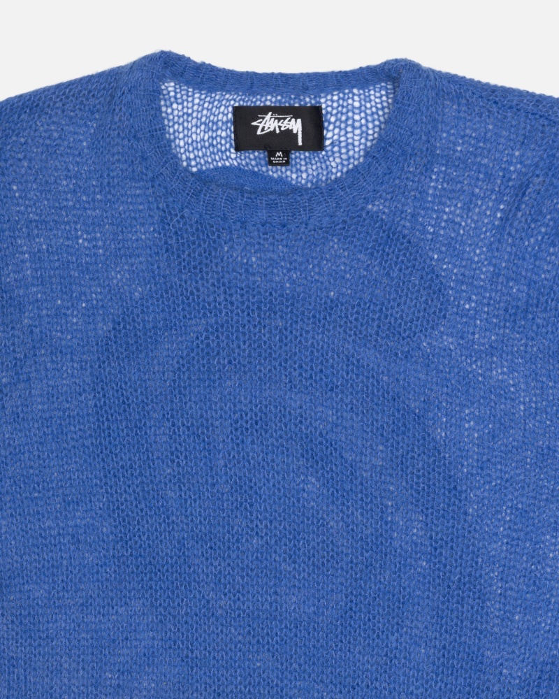 Stussy S Loose Knit Truien Blauw | 84065-BRDA