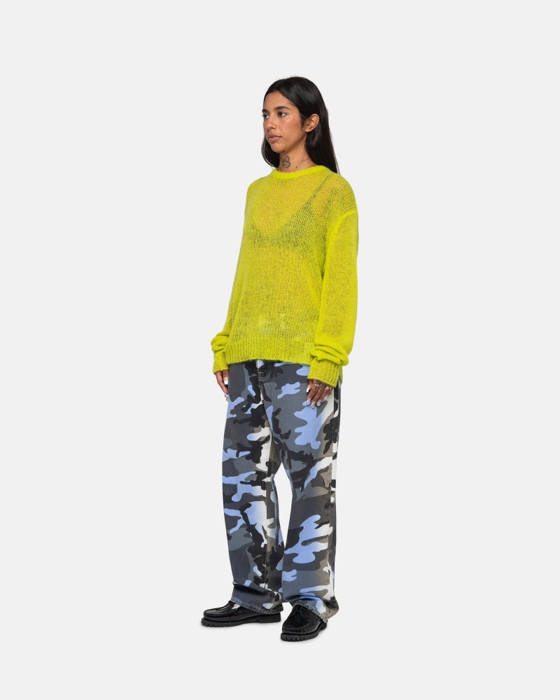 Stussy S Loose Knit Truien Lichtgroen | 14076-UDJM