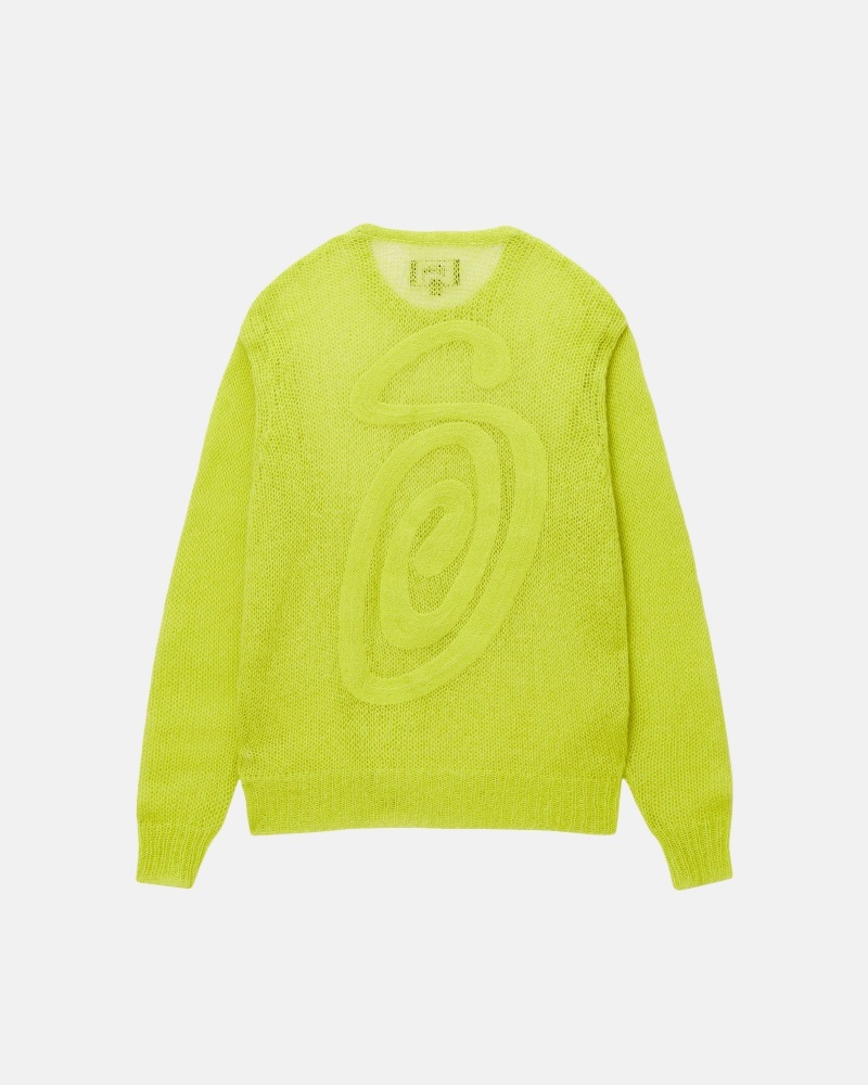 Stussy S Loose Knit Truien Lichtgroen | 14076-UDJM