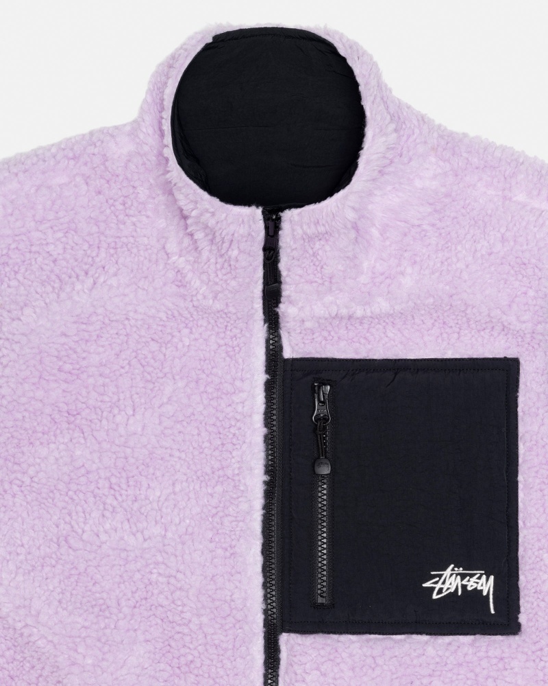 Stussy Sherpa Reversible Vest  Lavendel | 46170-ORBH