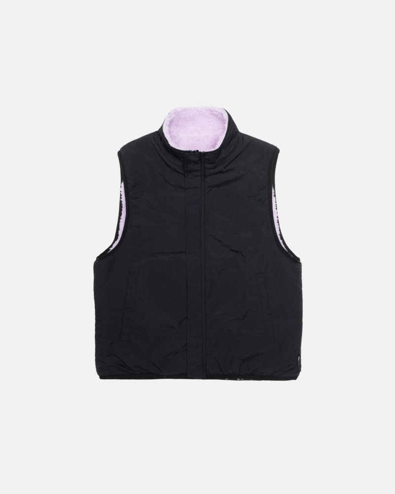 Stussy Sherpa Reversible Vest  Lavendel | 46170-ORBH