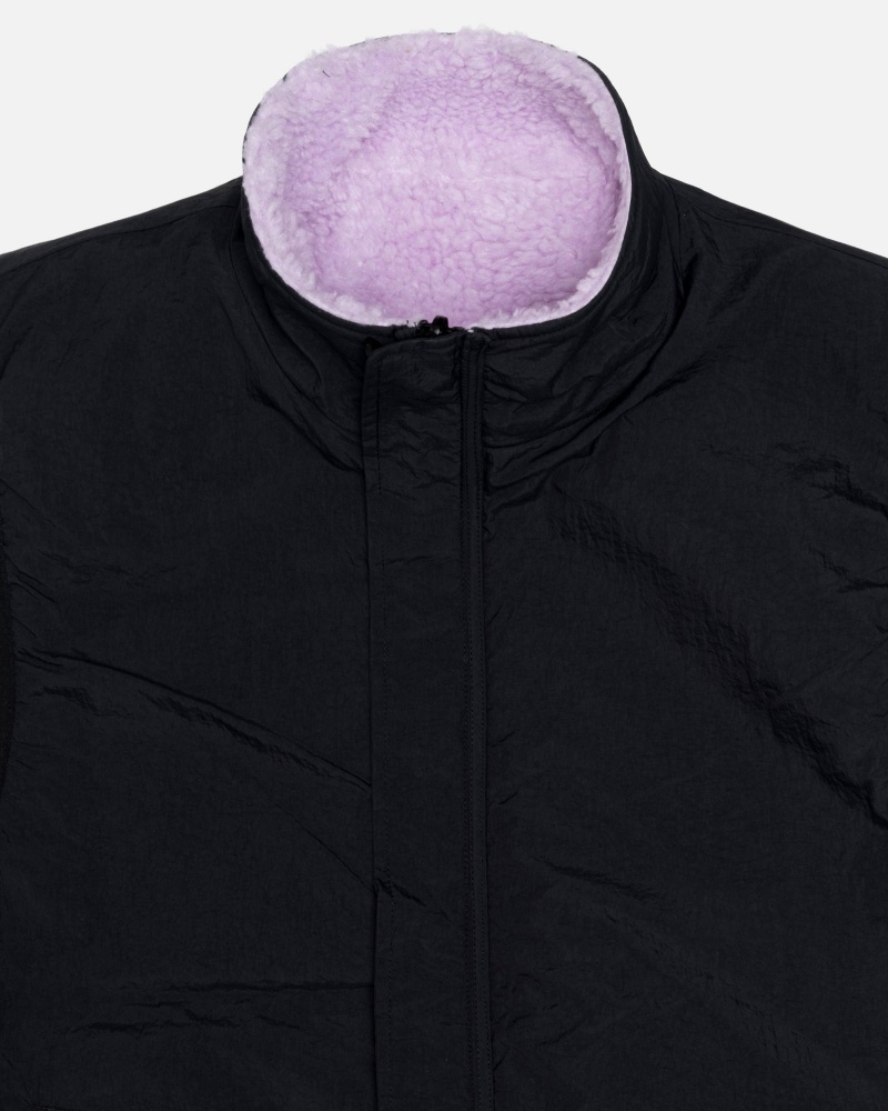 Stussy Sherpa Reversible Vest  Lavendel | 46170-ORBH