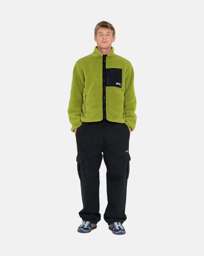 Stussy Sport Cargo Fleece Broek Zwart | 21379-LRUE