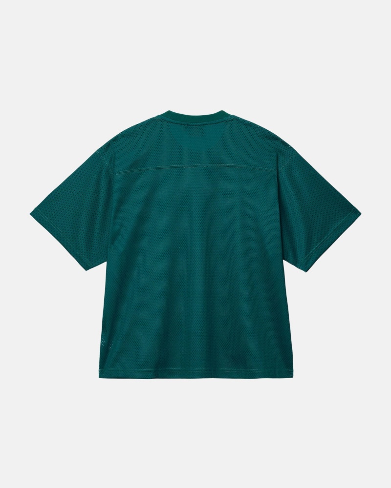 Stussy Sport Mesh Football Jersey Groen | 92705-QTFX