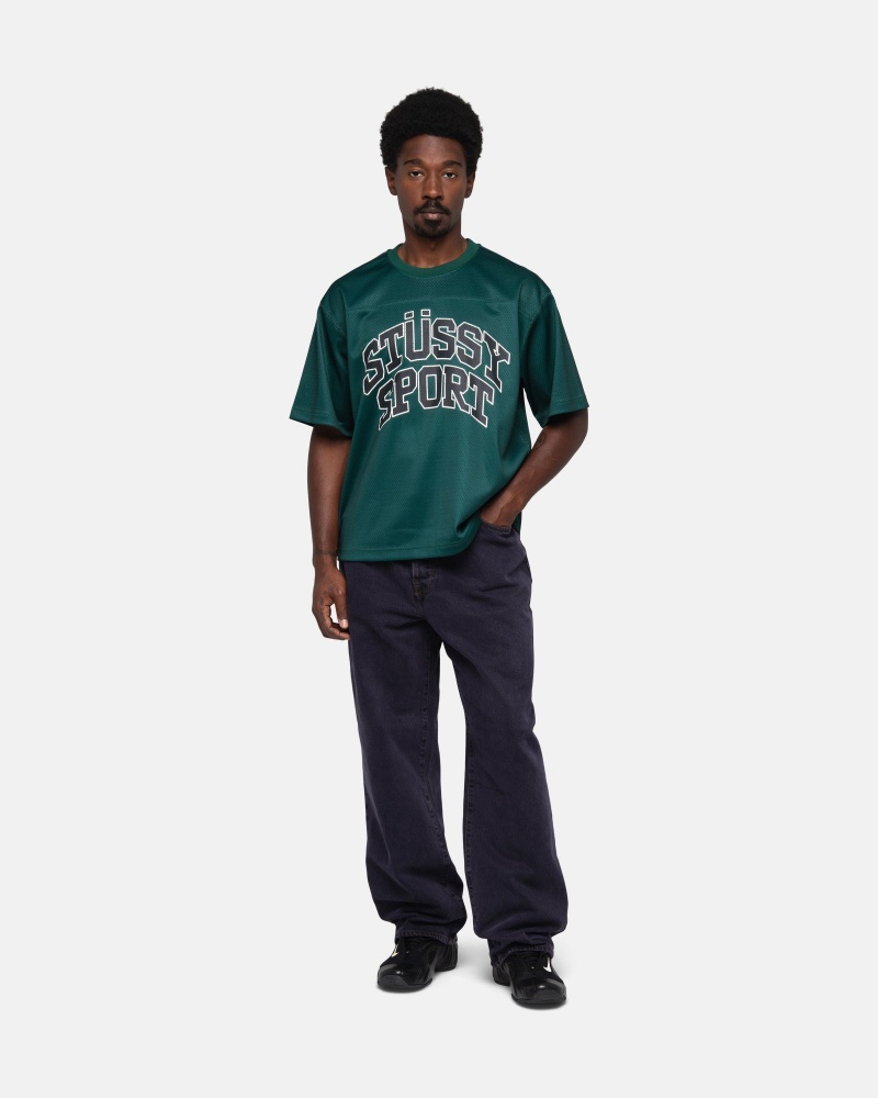 Stussy Sport Mesh Football Jersey Groen | 92705-QTFX