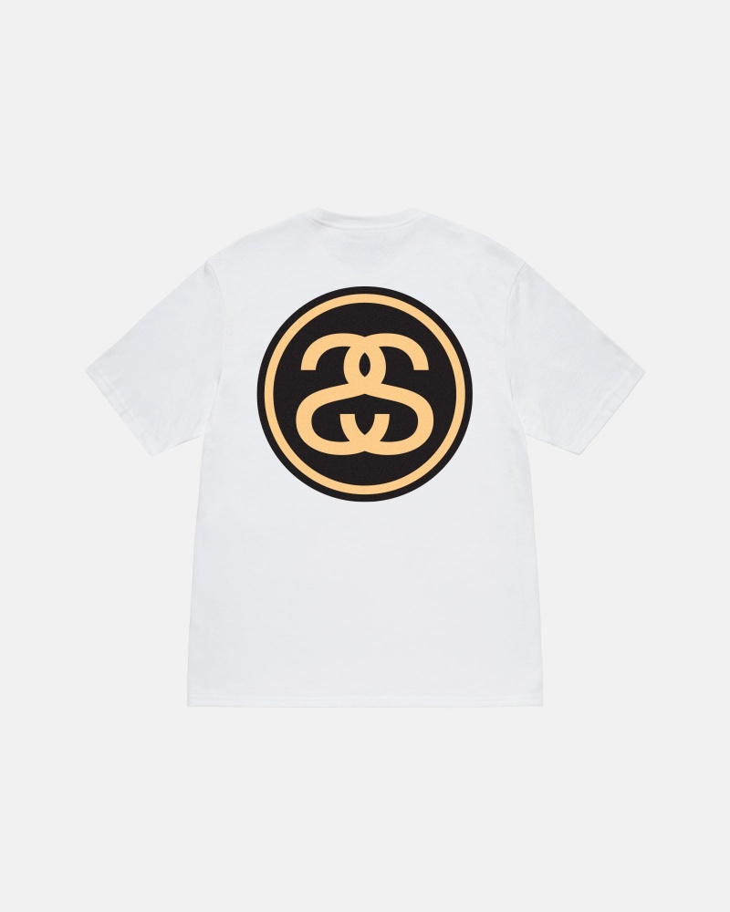 Stussy Ss-Link T-shirts Wit | 87062-TVQO