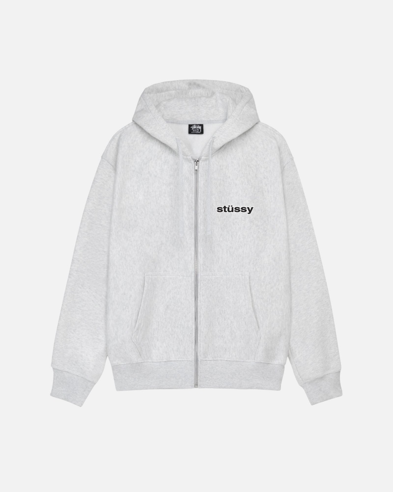 Stussy Ss-Link Zip Hoodie Grijs | 95086-OVTA