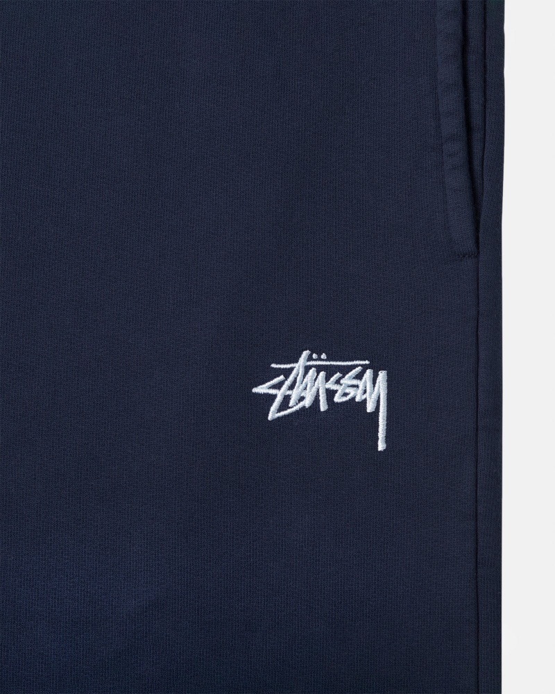 Stussy Stock Logo Joggingbroek Donkerblauw | 49812-YUPD