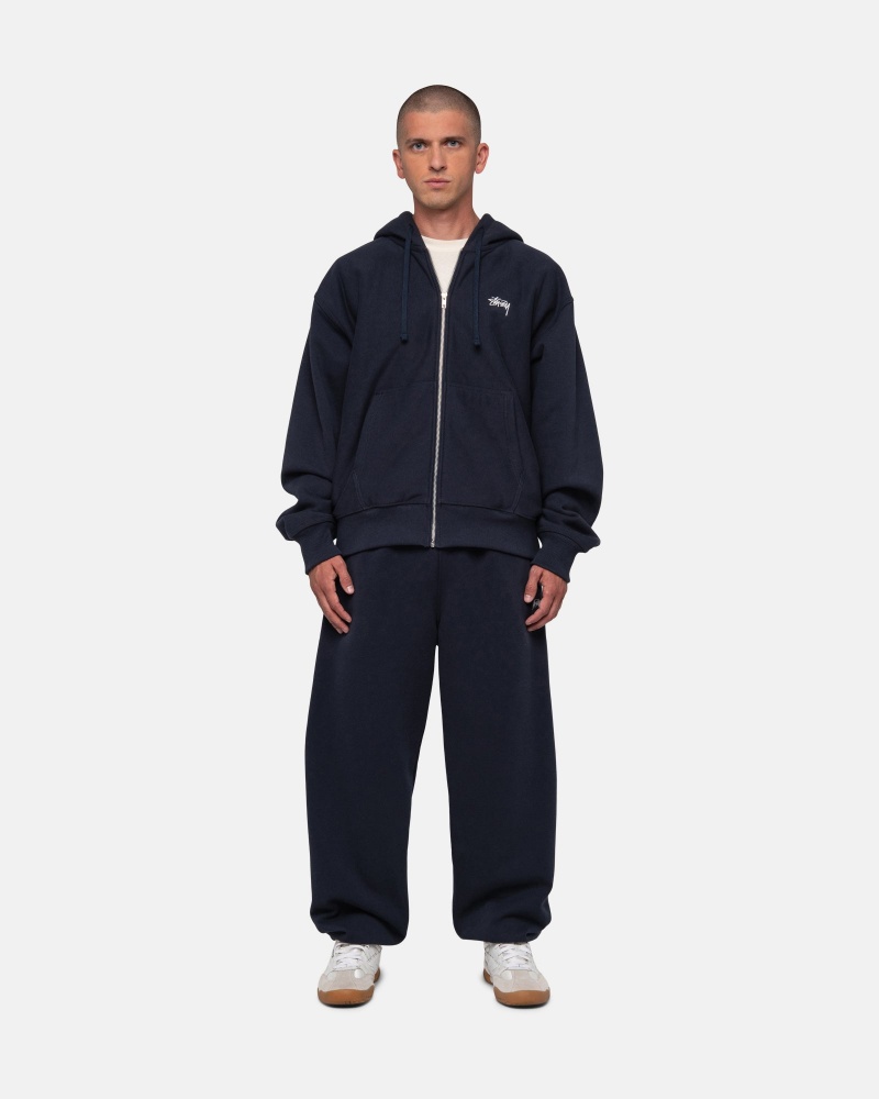 Stussy Stock Logo Joggingbroek Donkerblauw | 49812-YUPD