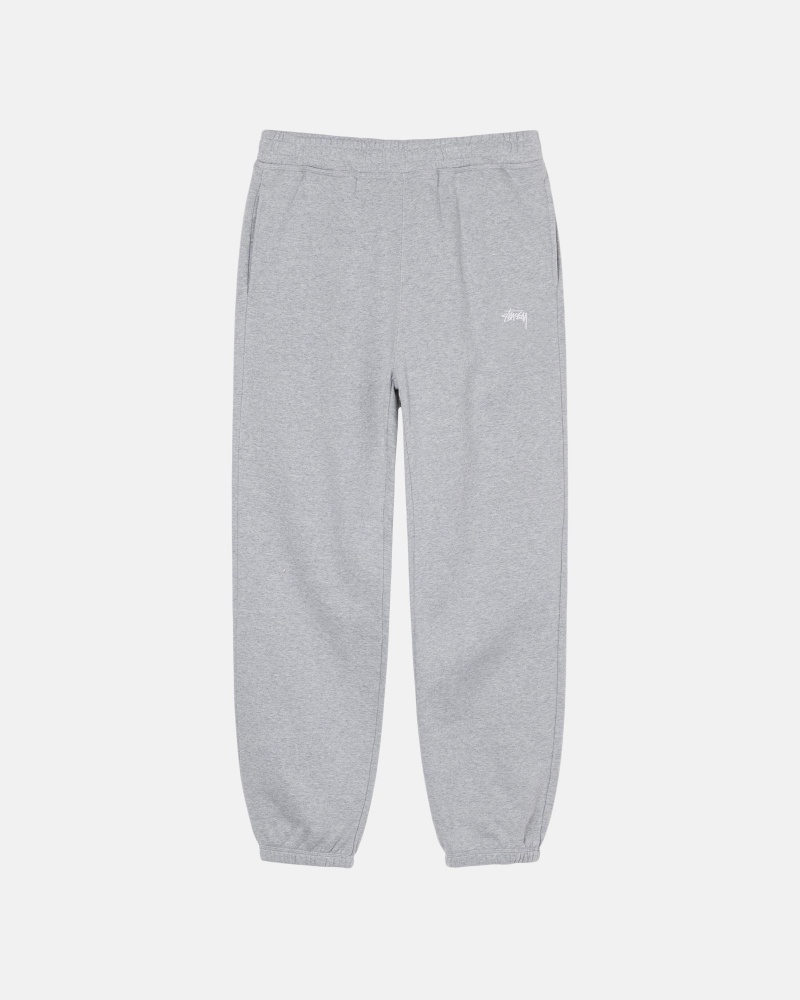 Stussy Stock Logo Joggingbroek Grijs | 54973-GSBE