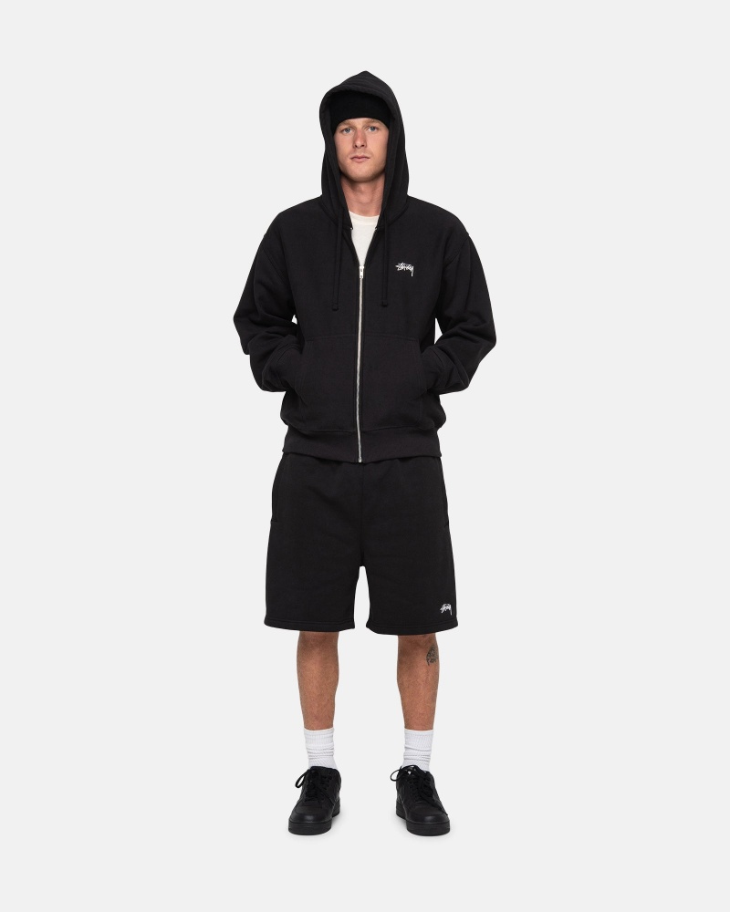 Stussy Stock Logo Joggingbroek Zwart | 13984-RJSL