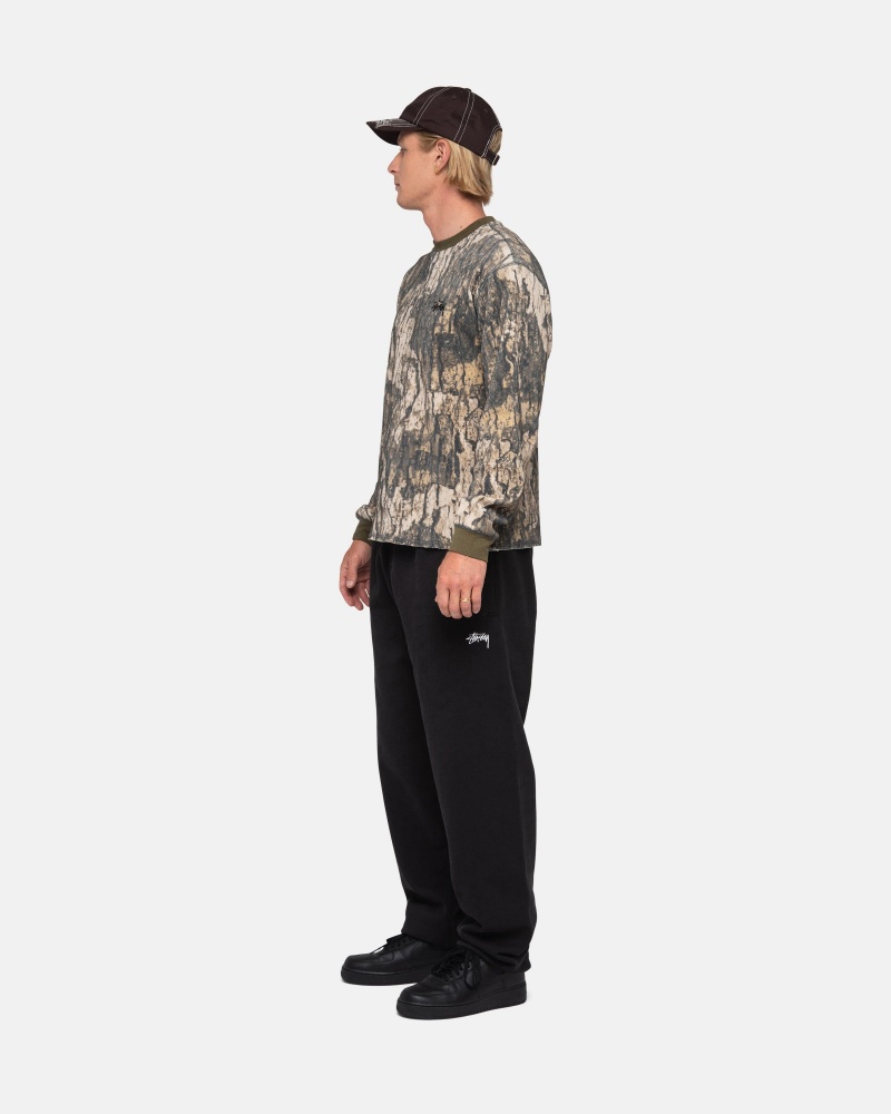 Stussy Stock Logo Joggingbroek Zwart | 41638-XROP