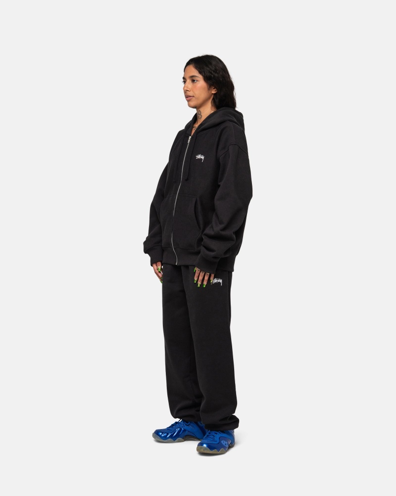 Stussy Stock Logo Joggingbroek Zwart | 41638-XROP