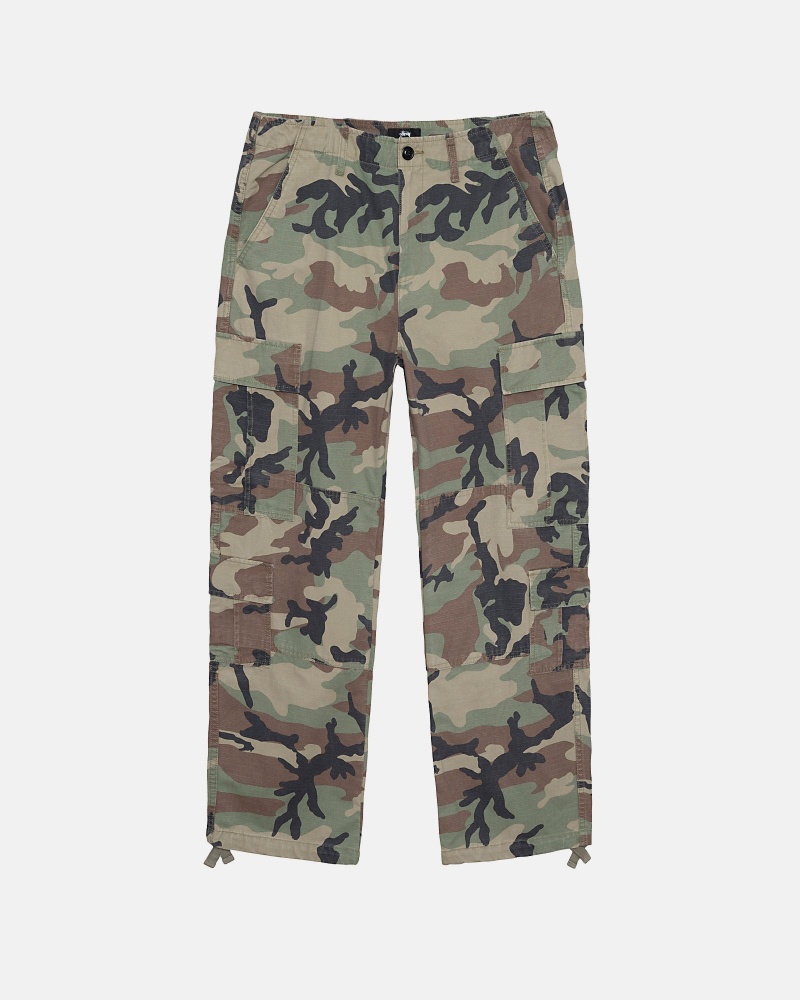 Stussy Surplus Cargo Ripstop Broek Camo | 40851-CASL