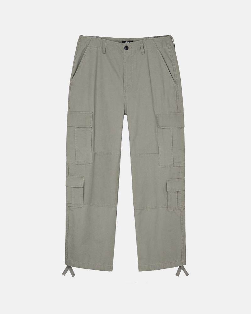 Stussy Surplus Cargo Ripstop Broek Olijfgroen | 13260-MPCT