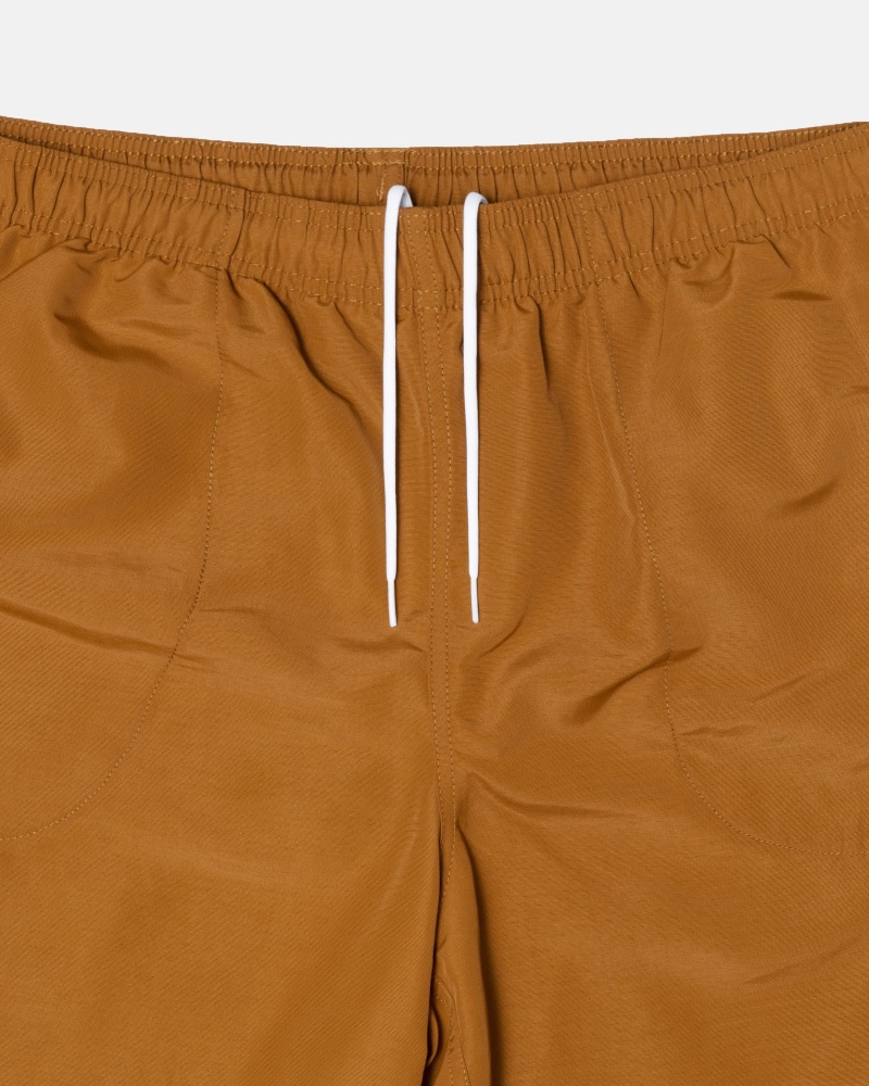 Stussy Water Stock Korte Broek Donkergeel | 10597-EHKC