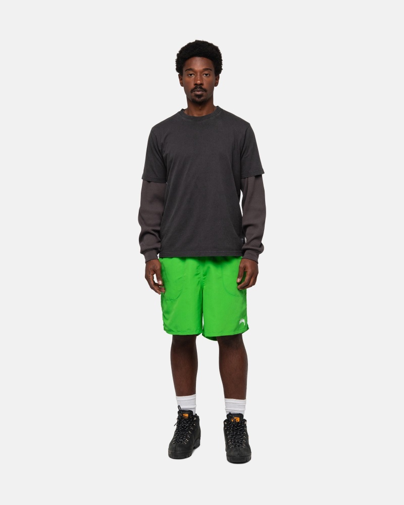 Stussy Water Stock Korte Broek Groen | 74062-KQWN