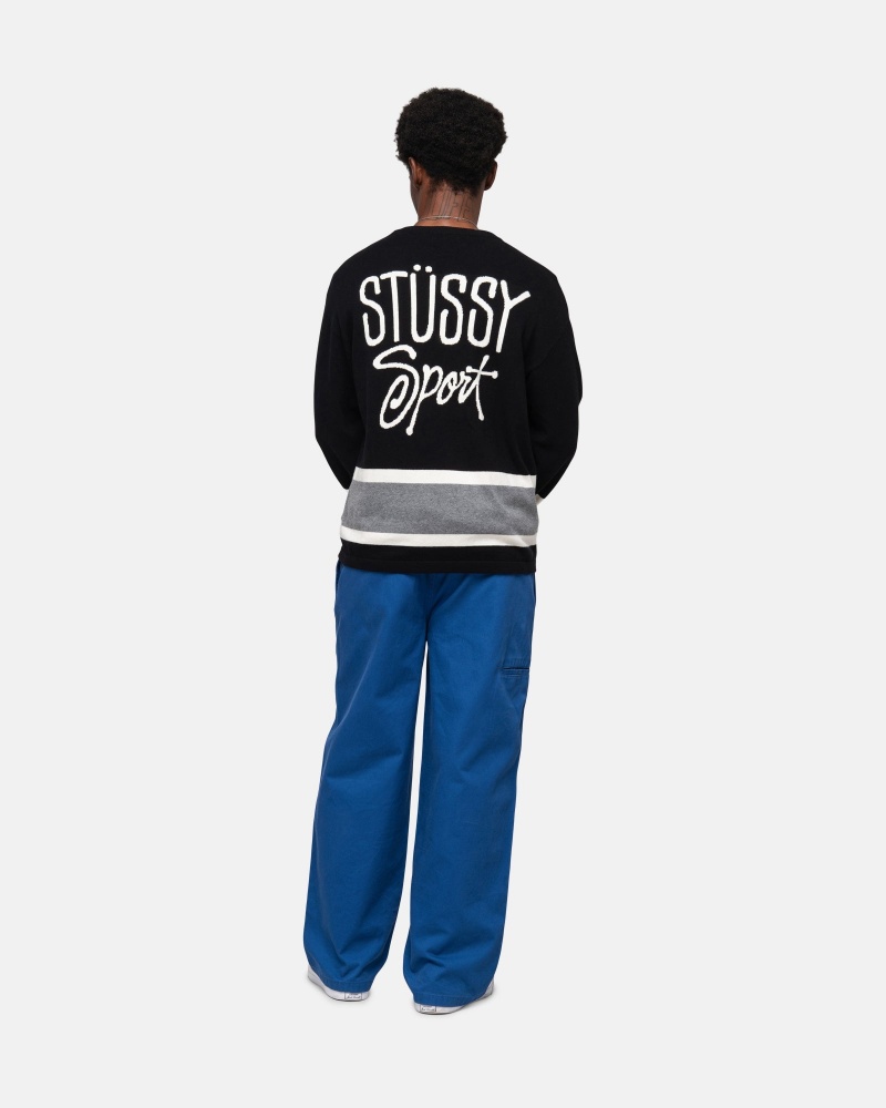 Stussy Workgear Trouser Twill Broek Koningsblauw | 47103-VOMA