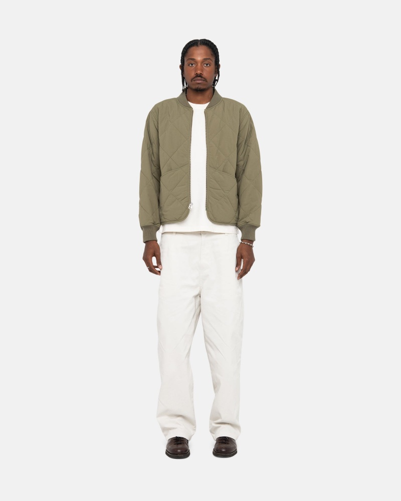 Stussy Workgear Trouser Twill Broek Wit | 34901-XPHG