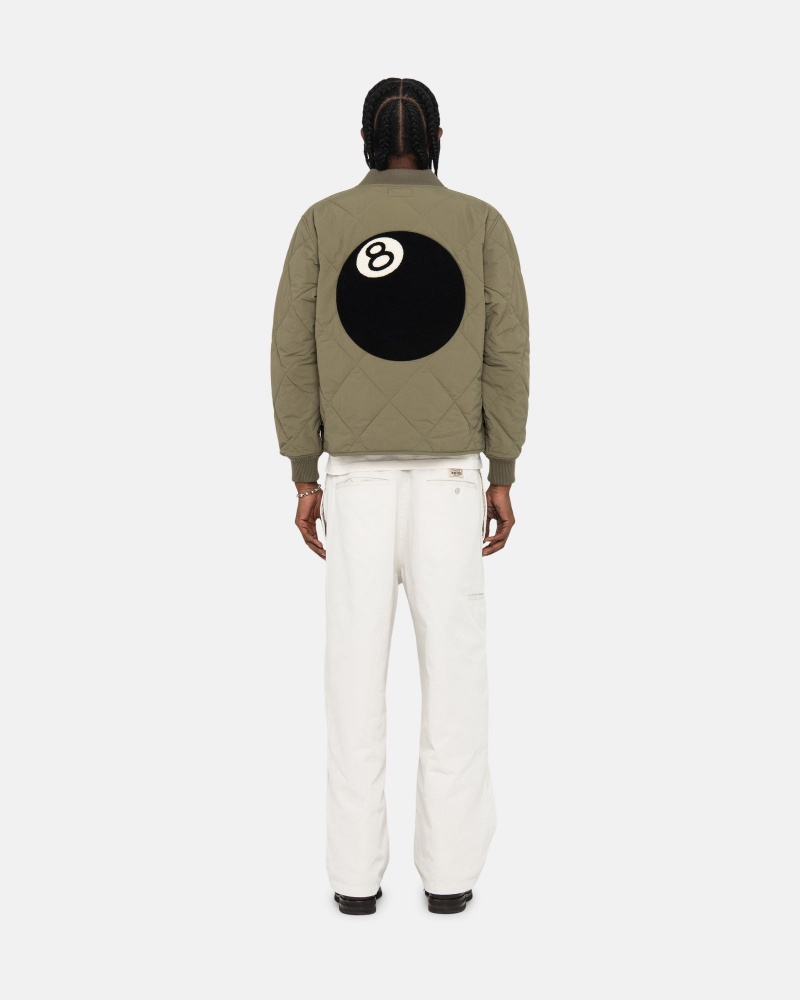 Stussy Workgear Trouser Twill Broek Wit | 34901-XPHG